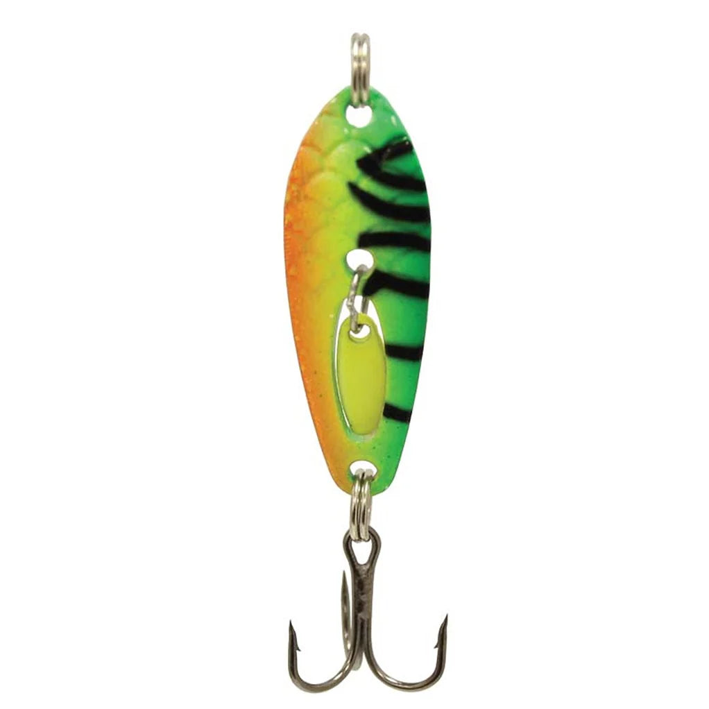 dinner bell spoon fishing lure VMC Bladed Bull Spoon, 1/16 Oz, Glow Hot Perch 3/8oz The large Dinner Bell was planned originally to be branded as the XL Dinner Bell CLACKER JIGGING SPOON 5/8 OZ