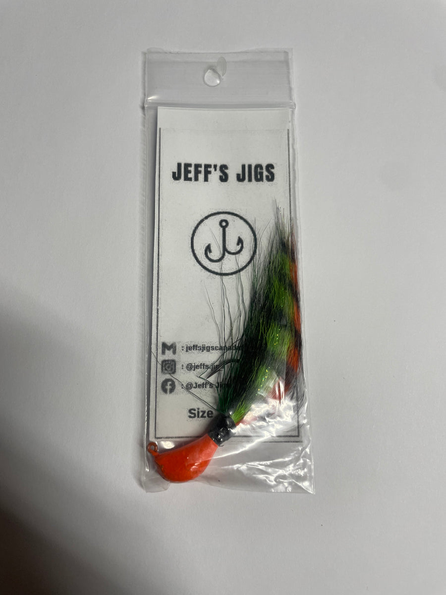 JEFFS JIGS BANANA JIG HEAD 1/4oz – Grimsby Tackle