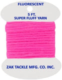 ZAK TACKLE SUPER FLUFF YARN 5ft
