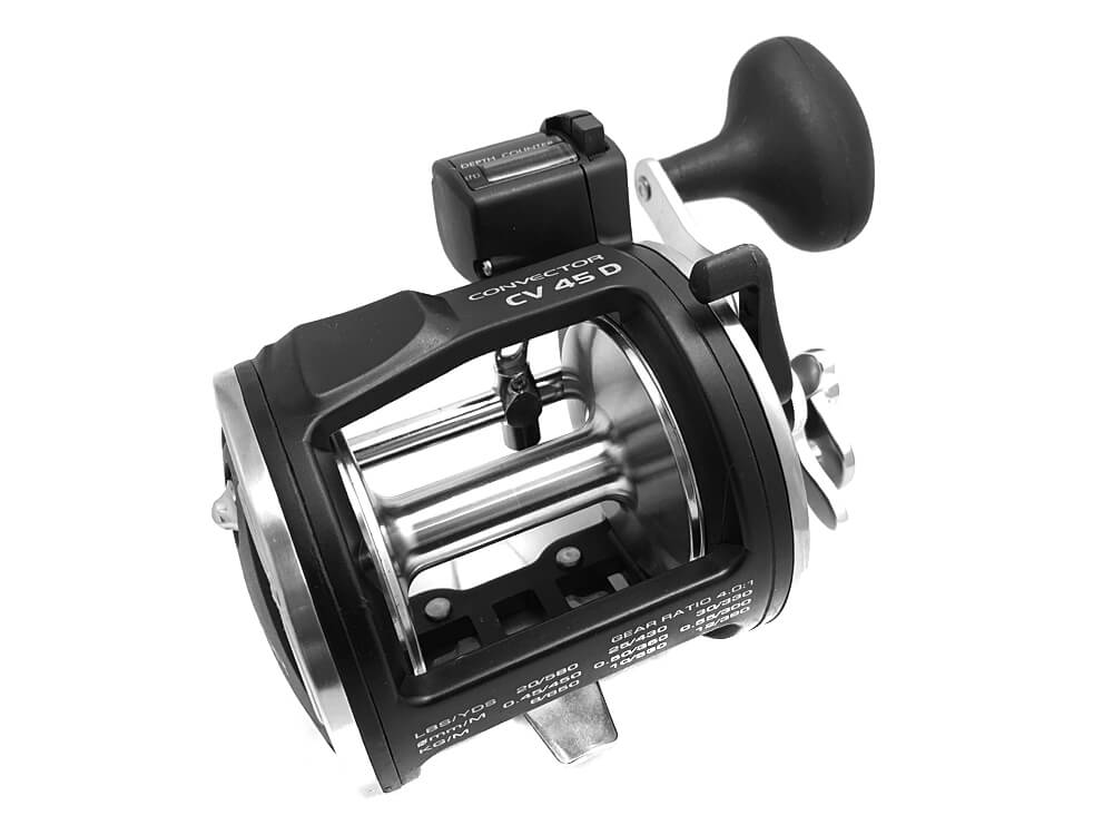 okuma cd453d reel OKUMA CONVECTOR 45 TROLLING REEL RH LINE COUNTER – Grimsby Tackle
