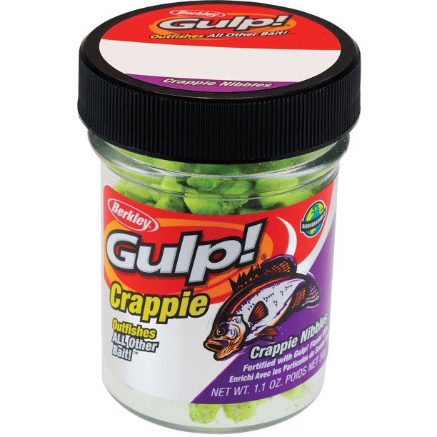 BERKLEY GULP! CRAPPIE NIBBLES CHARTREUSE – Grimsby Tackle