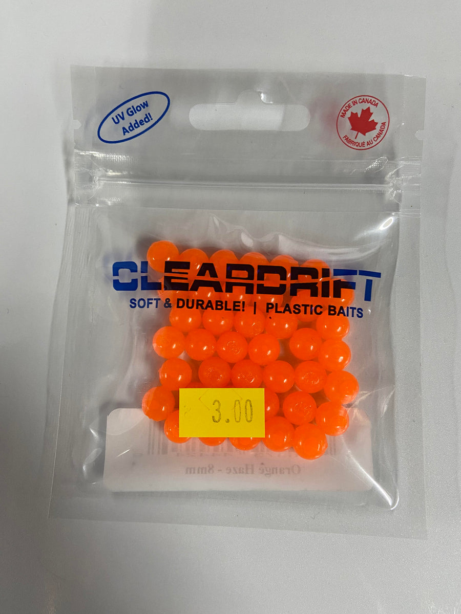 50/50 Soft Beads: Hot Orange/Fuzzy Peach – Cleardrift Tackle Shop