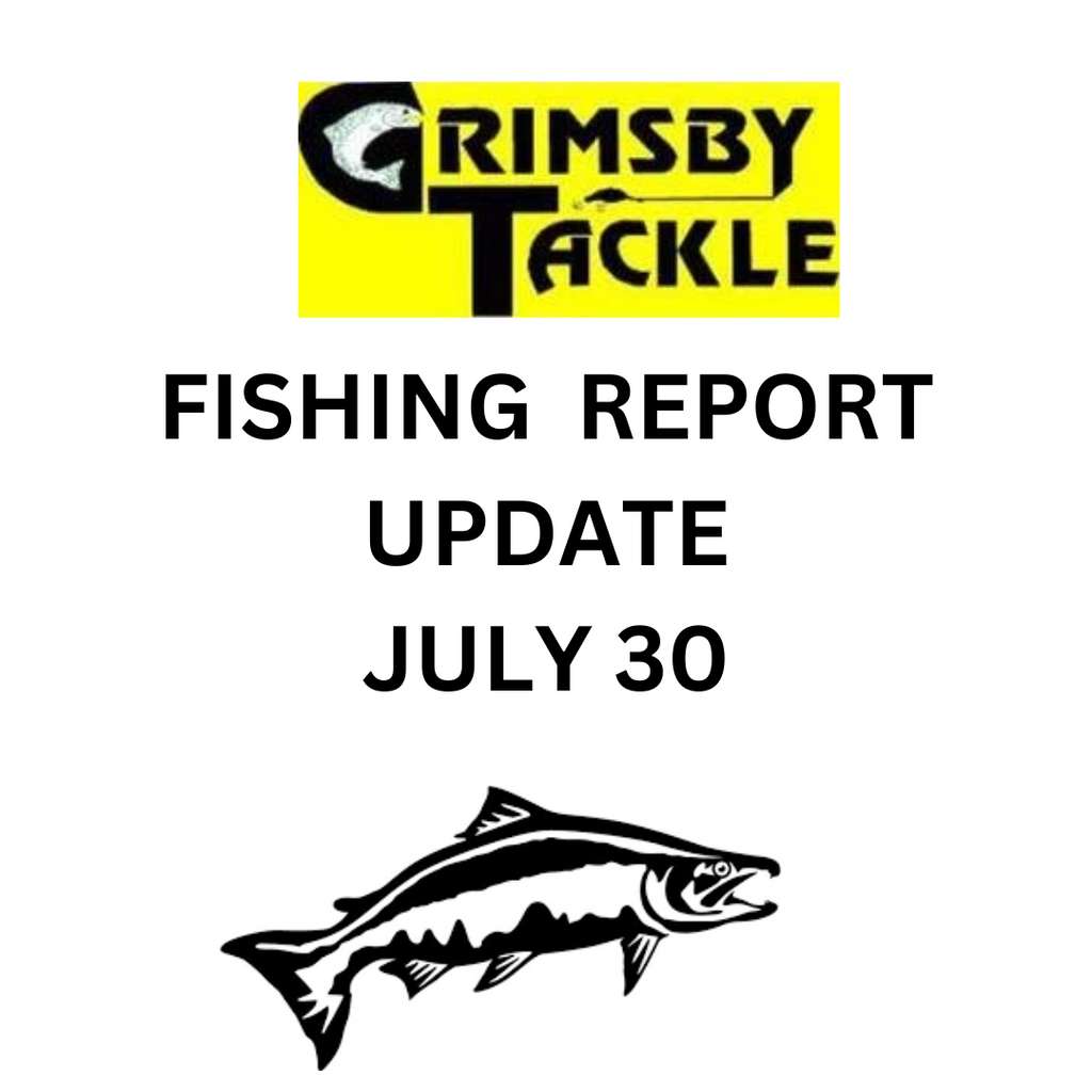 FISHING REPORT UPDATE TUES JULY 30