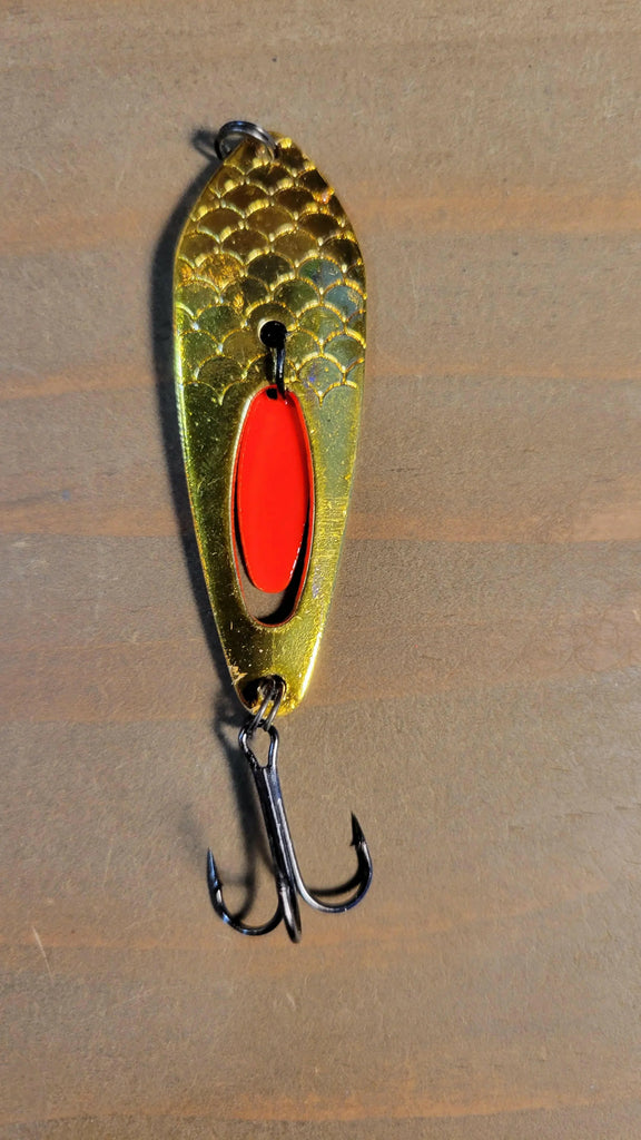 clacker fishing lure COMPAC CLACKER JIGGING SPOON 3/16 OZ. – Grimsby Tackle