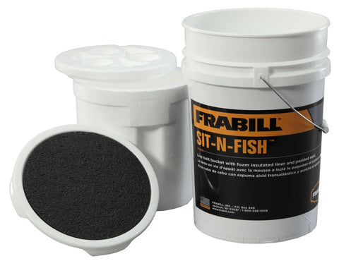 FRABILL SIT-N-FISH 6 GALLON BUCKET