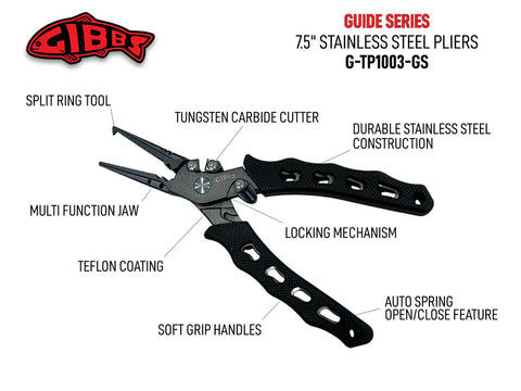 GIBBS DELTA 7.5" MULTI FUNCTION PLIERS