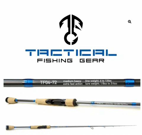 TACTICAL 7'2" MHXF TUBE SPINNING ROD