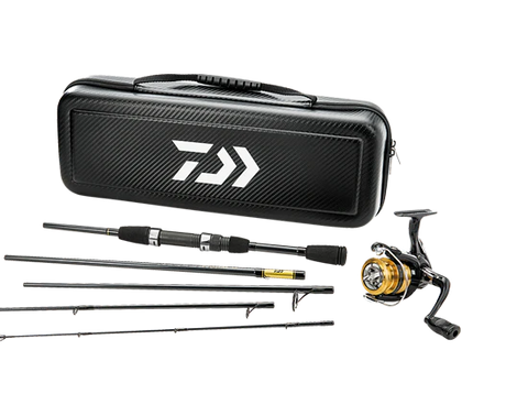 DAIWA SWEEPFIRE TRAVEL COMBO  6'3" ML 5 PC.