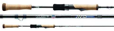 ST. CROIX AVID SPINNING ROD PANFISH 7'3" MLXF 1 PC.