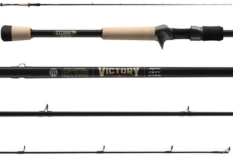 ST. CROIX BASS X CASTING ROD 7'4" HF 1 PC.