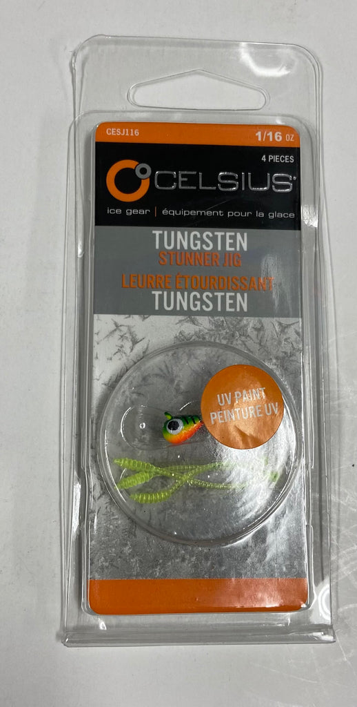 CELSIUS TUNGSTEN JIGS STUNNER 1/16 OZ – Grimsby Tackle