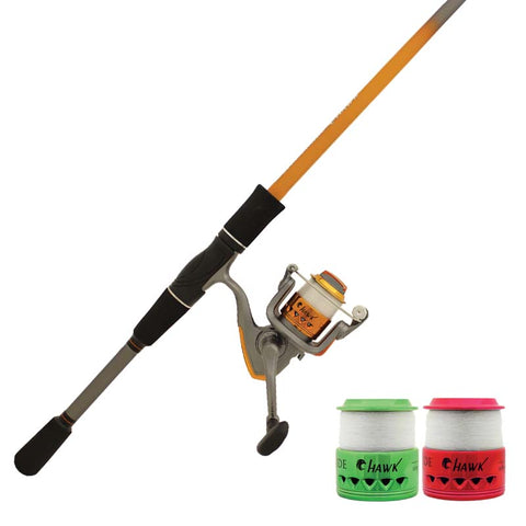 STREAMSIDE SPINNING COMBO HAWK - RED