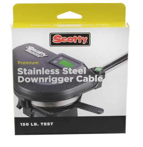 SCOTTY DOWNRIGGER CABLE 150 LB 300 FT.
