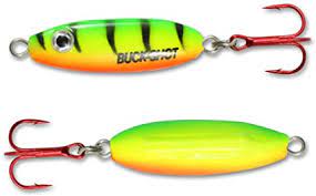 Northland Buck-Shot Rattle Spoon Super-Glo Purple Wonder 1/16oz