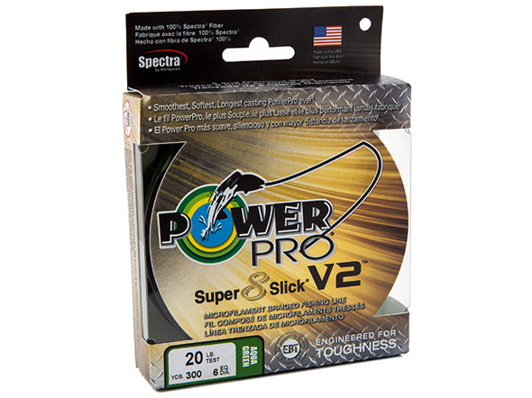 Power Pro Super Slick V2 Moss Green 40lb 150yd