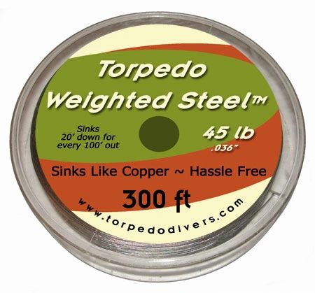 TORPEDO WEIGHTED STEEL 200 FT – Grimsby Tackle